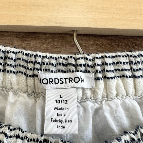 Nordstrom Stripe Pull On Shorts Girls Size Large 10/12 NWT - Picture 4 of 4